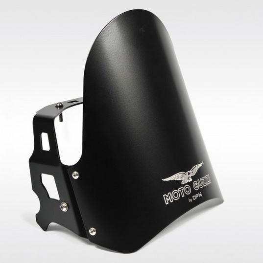 Moto Guzzi, Windschild klein, schwarz (Stahlblech), 2S000087